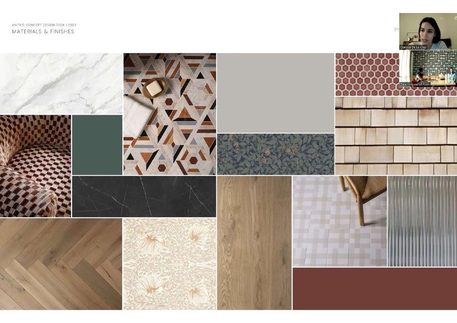 Materials and finishes
