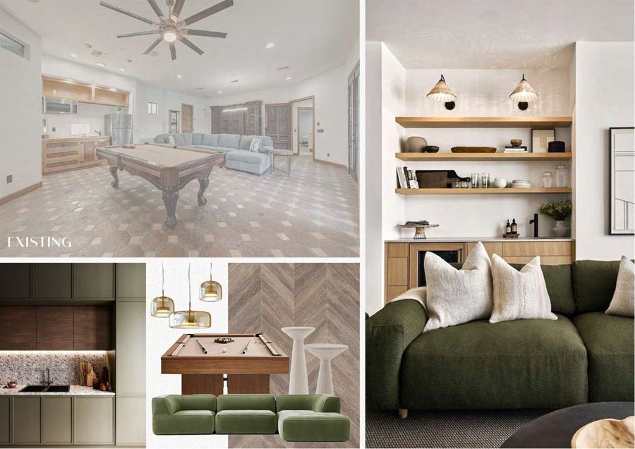 Game and family room