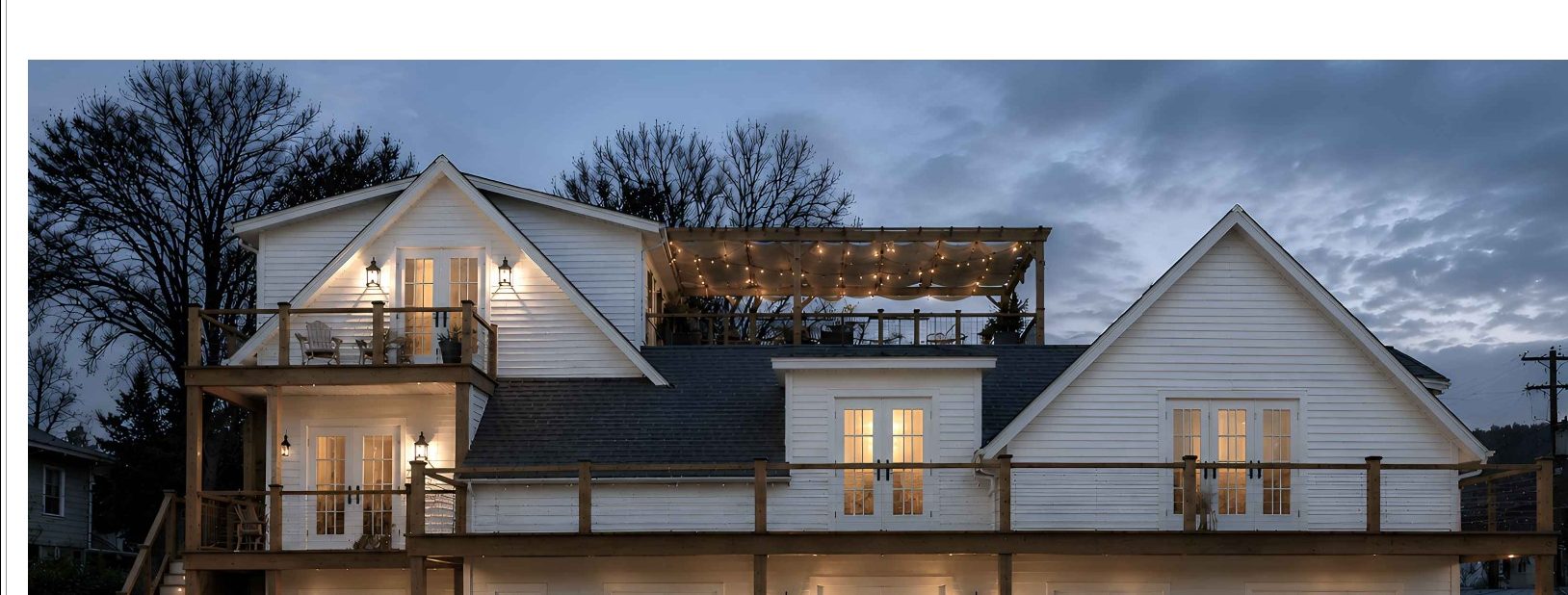 Greenleaf Inn elevation study, option 1