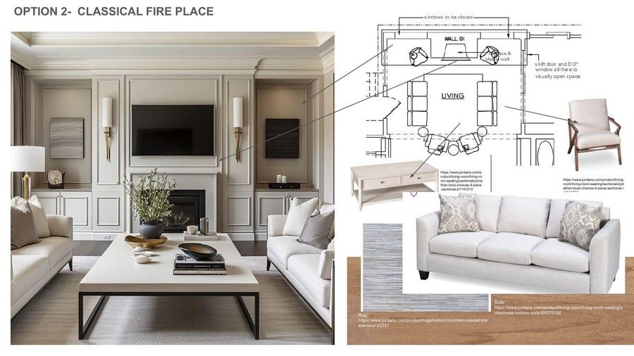 Living room, option 2