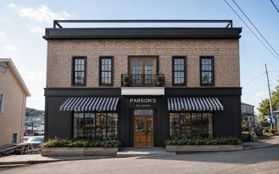 Commercial Street facade