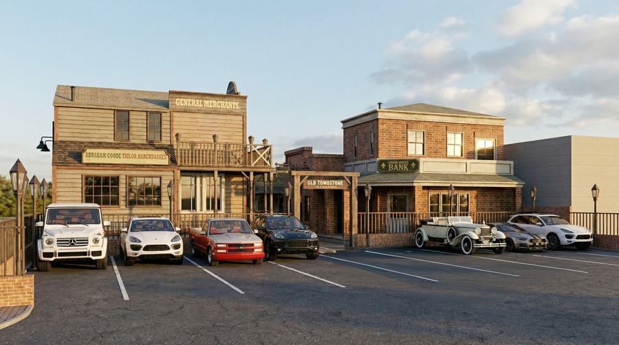 Front facades