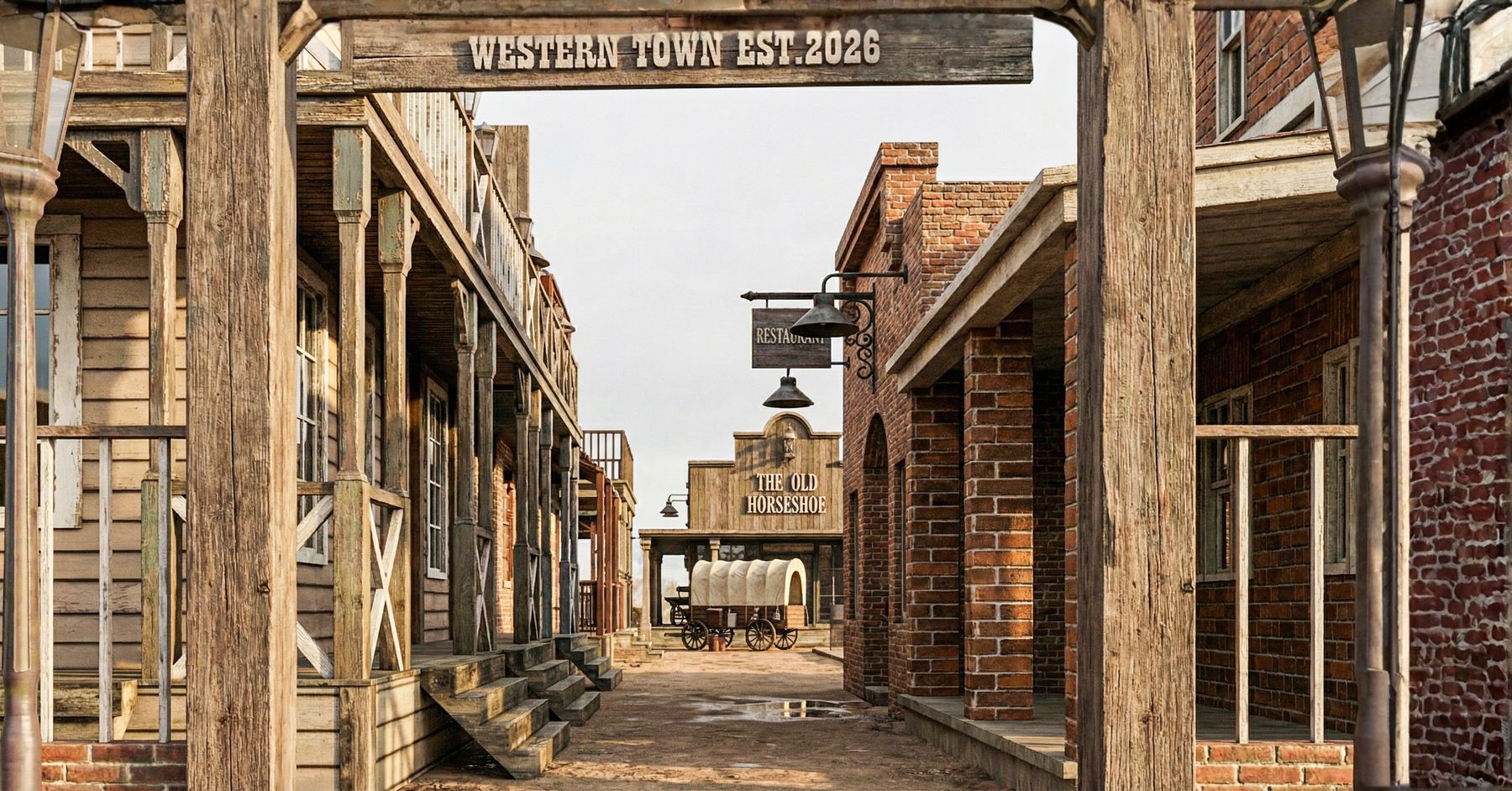 Old West street concept for the 75th lot