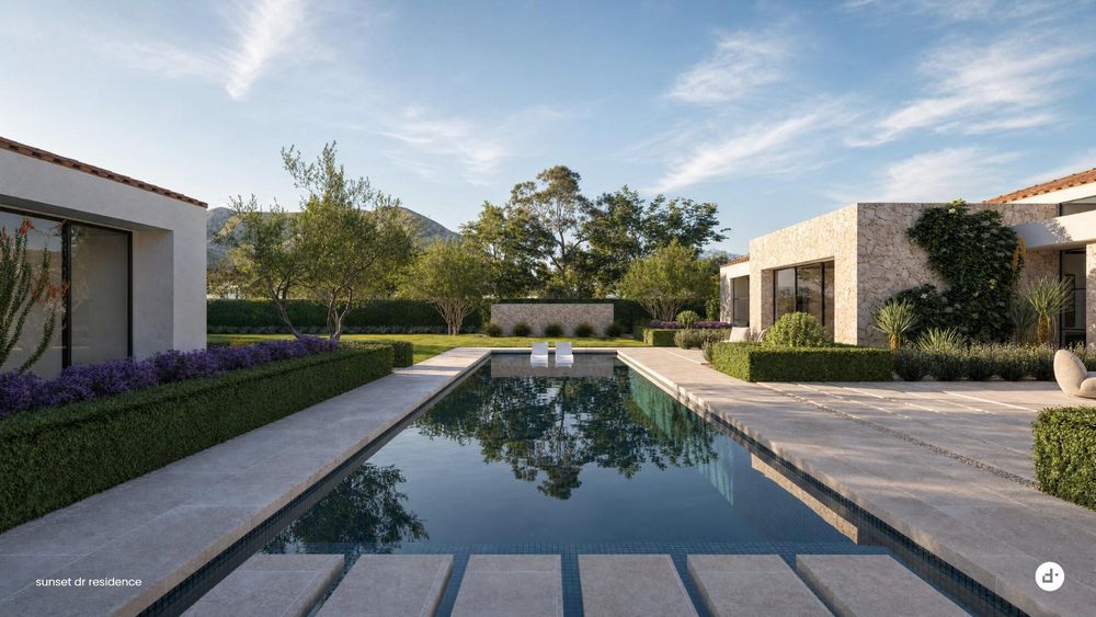Pool from the loggia
