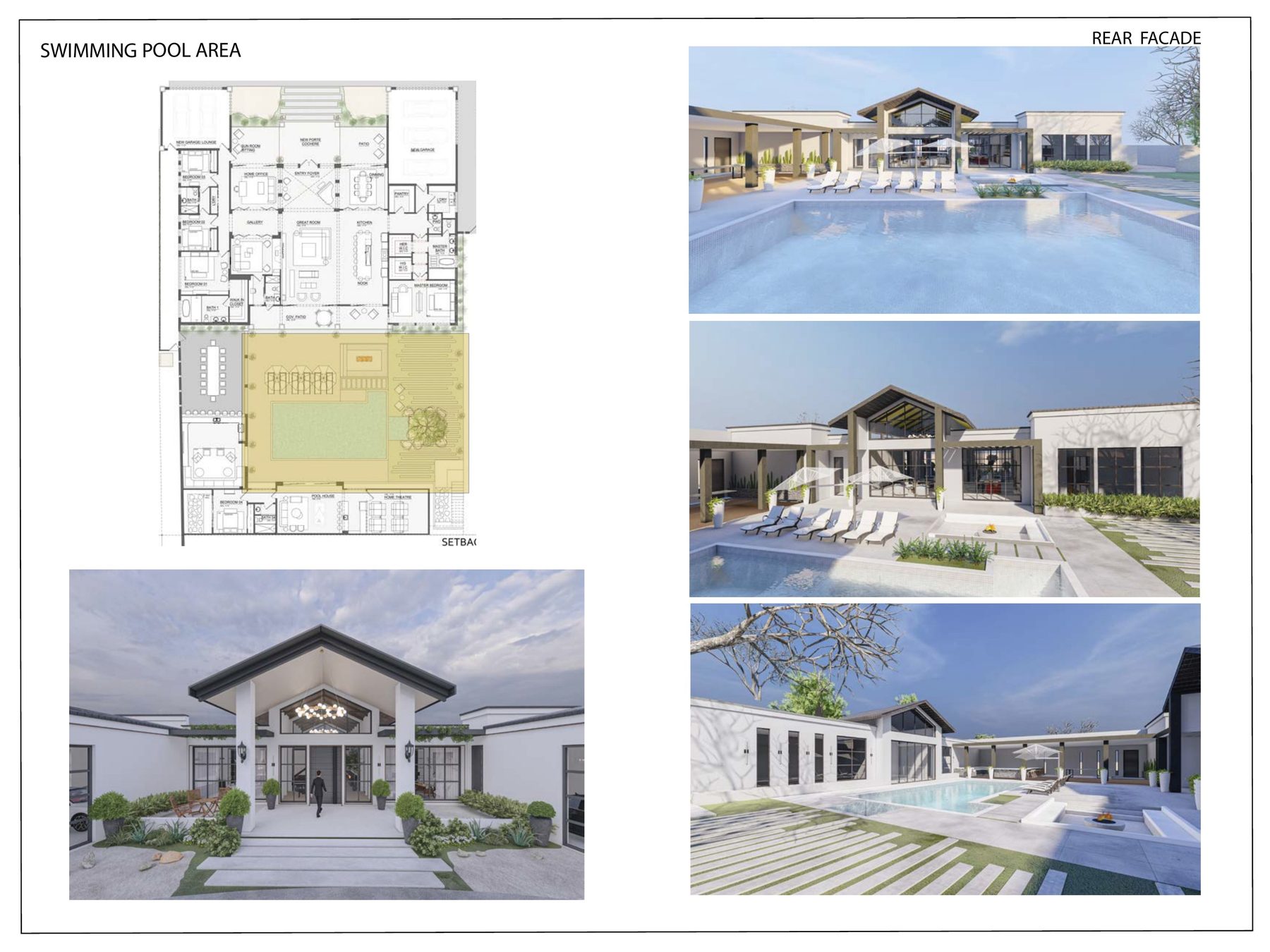 Sunset Valley pool court design board