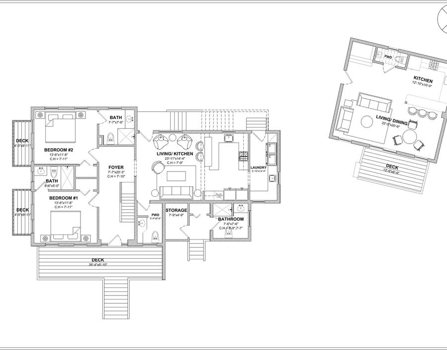 Guest rooms and courtyard