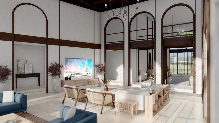Living room, seating