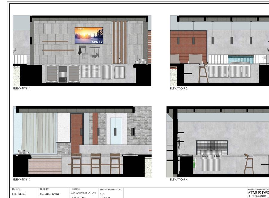 Bar elevations